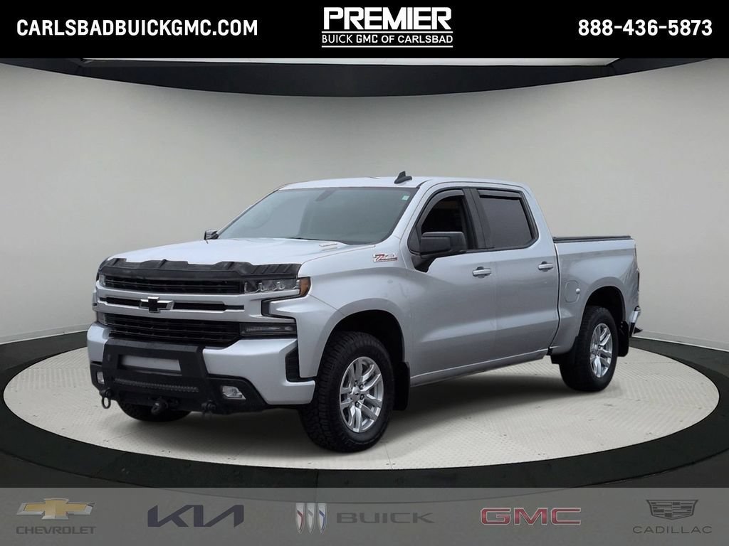 Silver Ice Metallic 2020 Chevrolet Silverado 1500 Pickup Truck Four-Wheel Drive 
