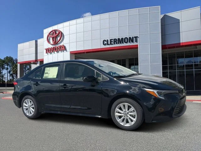 New 2026 Midnight Black Metallic Toyota Hybrid LE image 1