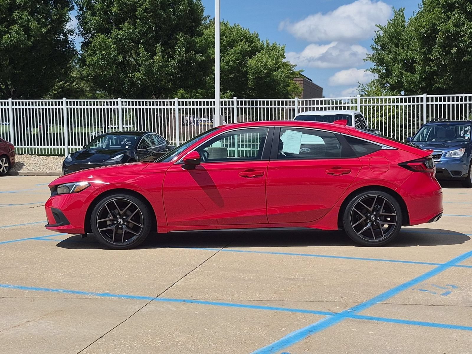 Certified Used 2023 Rallye Red Honda Sport Touring Hatchback image 9