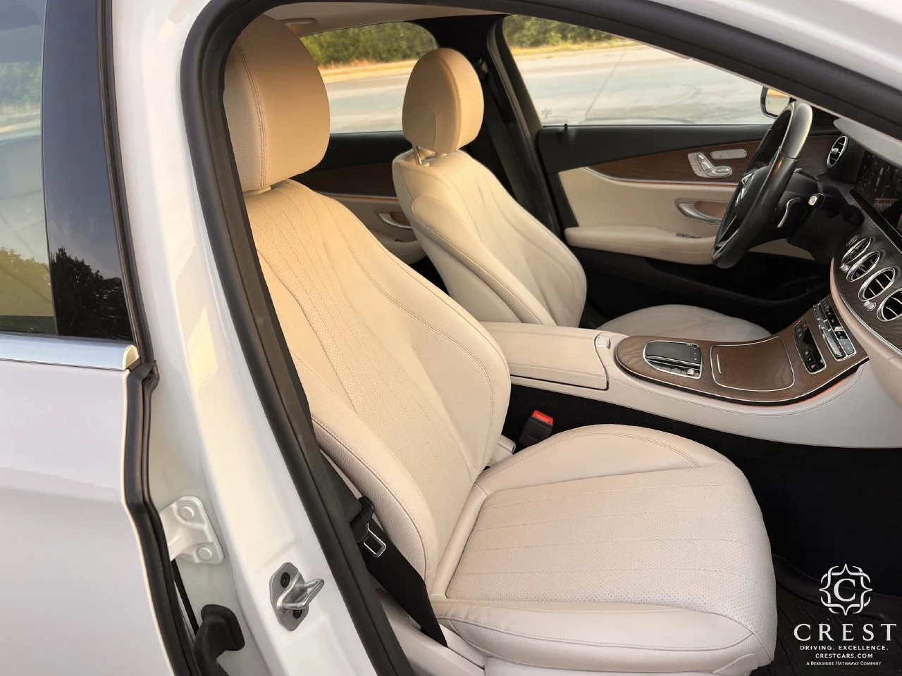 Used 2021 White Mercedes-Benz E 350 4MATIC® image 22