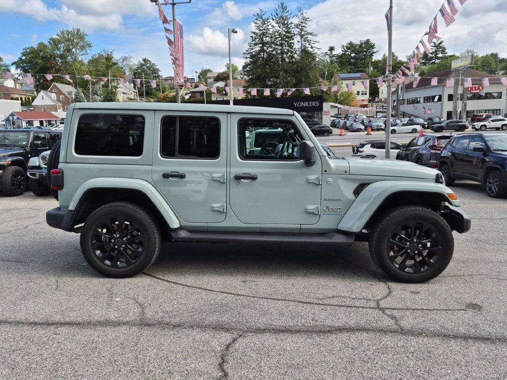 Used 2024 Gray Jeep Sahara 4xe image 4