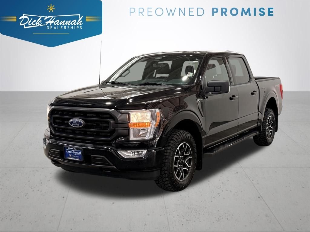 Used 2022 Black Ford XLT image 1
