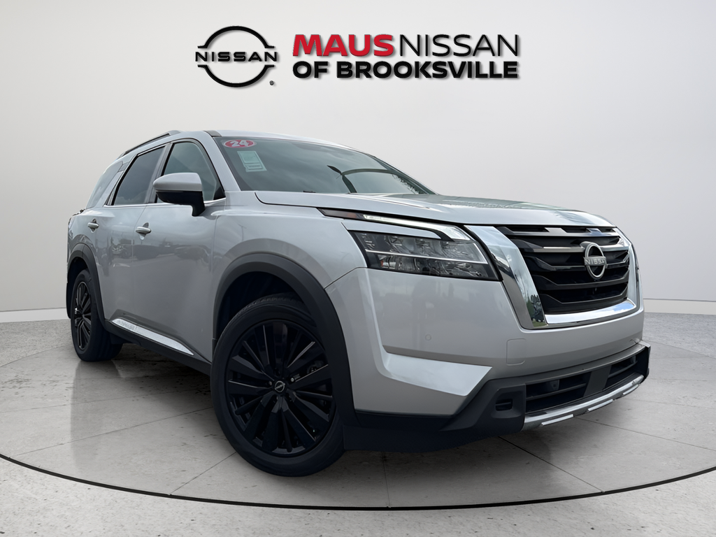 Certified Used 2024 Silver Nissan Platinum image 1