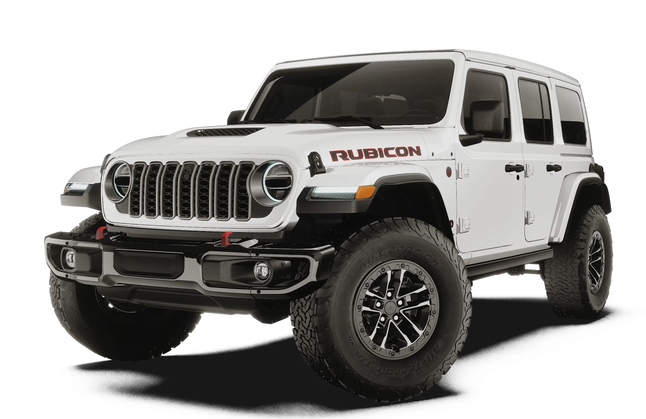 New 2027 Bright White Clear-Coat Paint Jeep Rubicon image 13