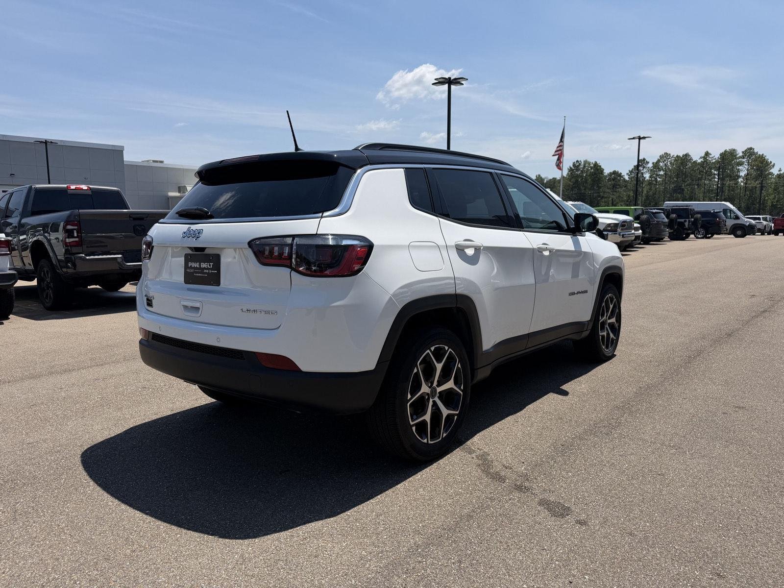 Used 2025 Bright White Clearcoat Jeep Limited image 6