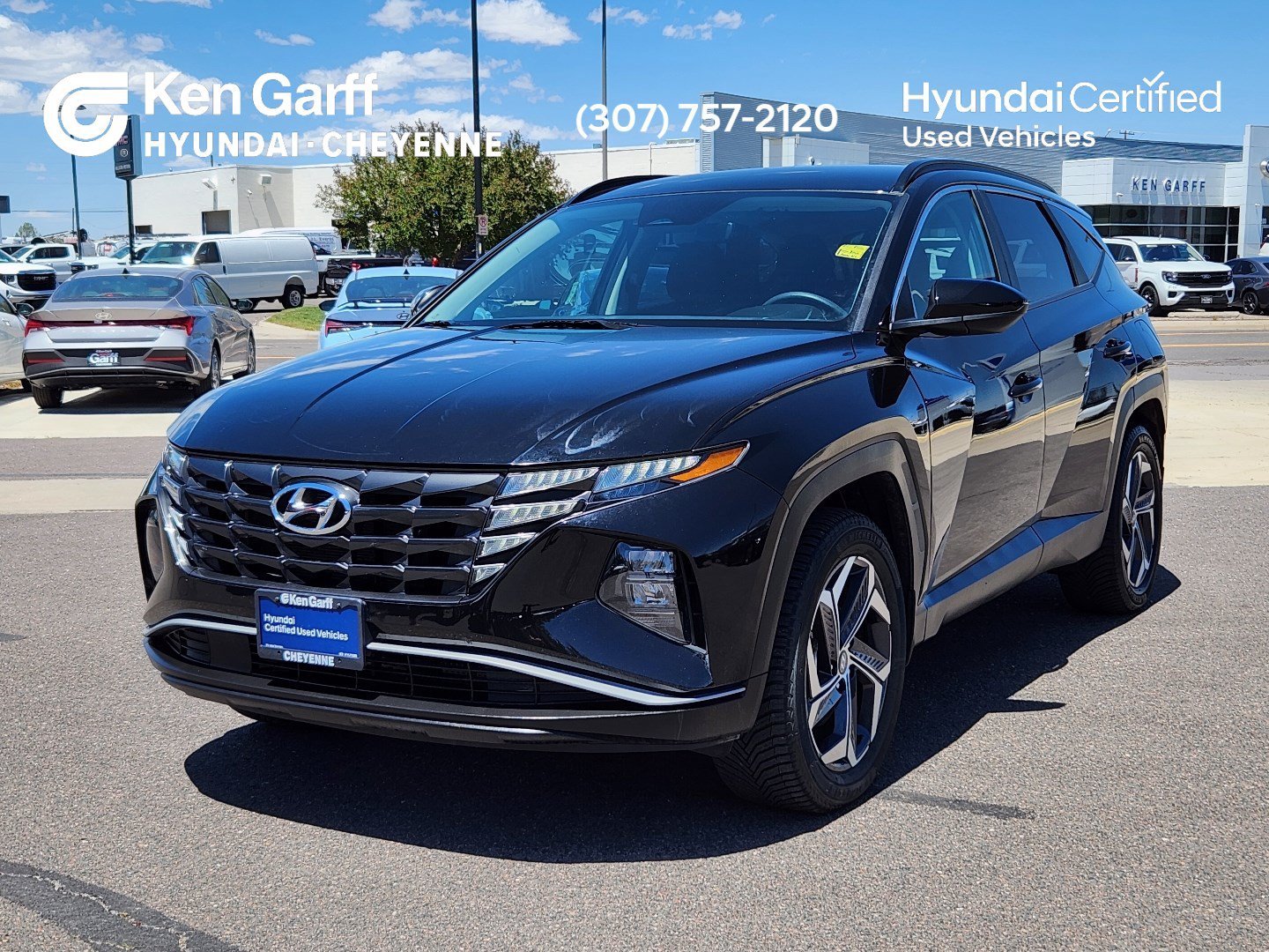 Used 2024 Black Pearl Hyundai SEL image 1