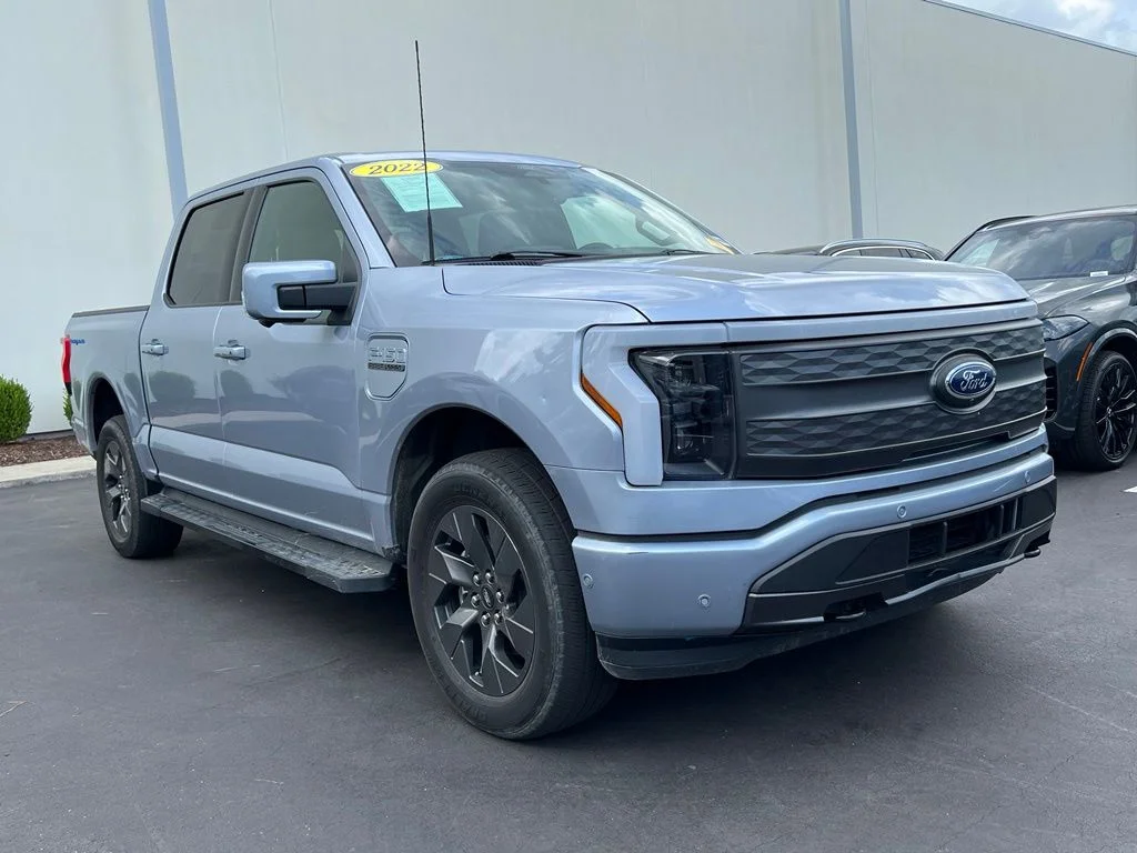 Used 2022 Ford F-150 Lightning Lariat with VIN 1FT6W1EV2NWG01434 for sale in Wilmington, NC
