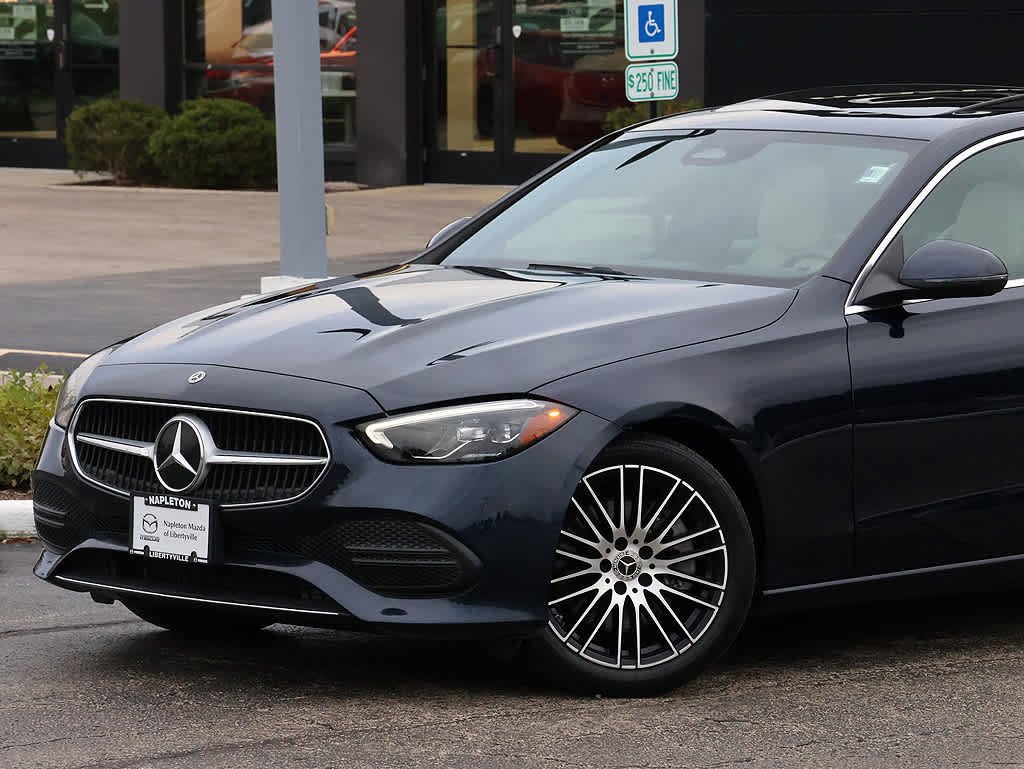Used 2023 Lunar Blue Metallic Mercedes-Benz C 300 image 3
