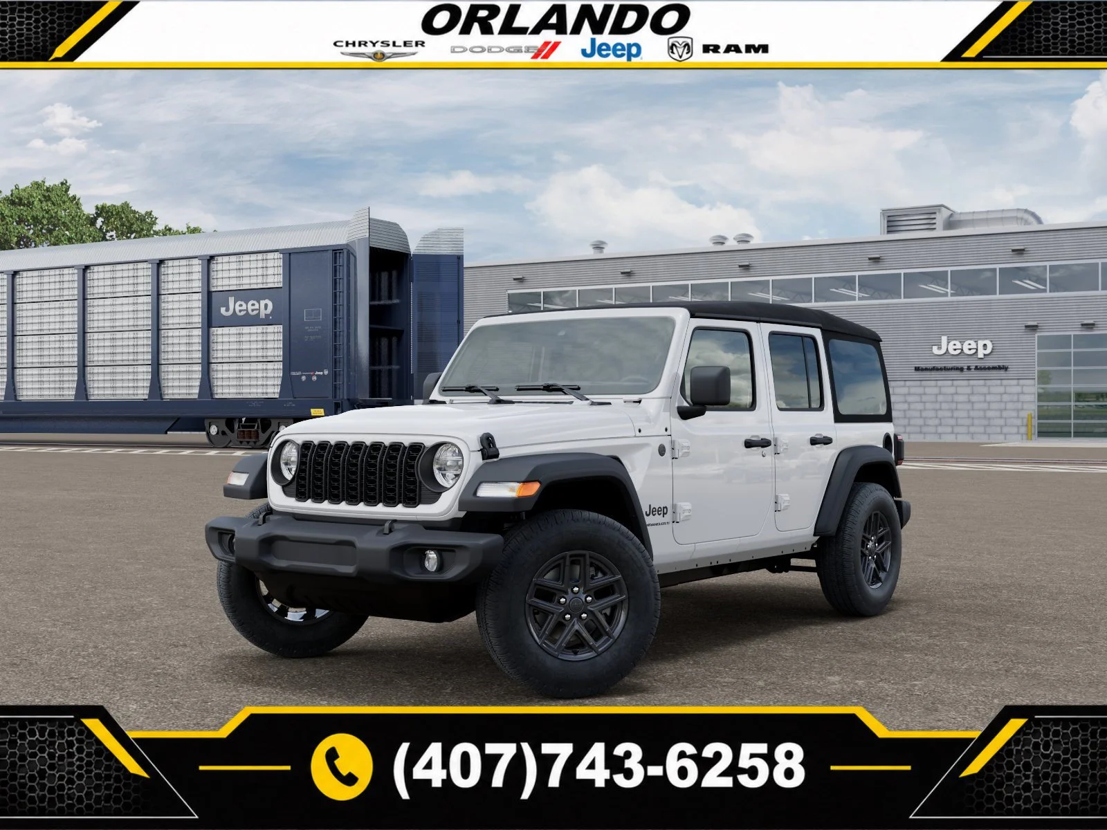 New 2027 Bright White Clearcoat Jeep Sport S image 1