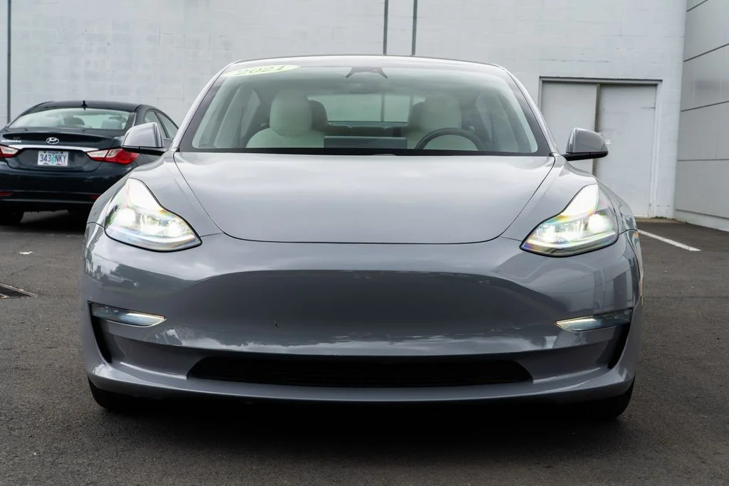 Used 2021 Gray Tesla Long Range image 2