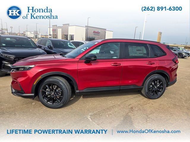 New 2027 Radiant Red Metallic Honda Sport-L Hybrid AWD image 2