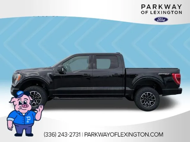 Used 2023 Black Ford XLT image 2