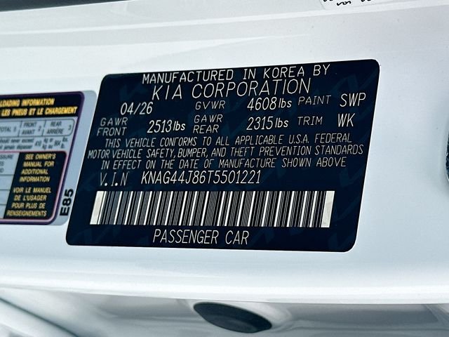 New 2026 Snow White Pearl Kia GT image 33