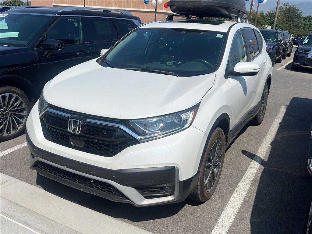 Used 2020 Platinum White Pearl Honda EX-L image 1