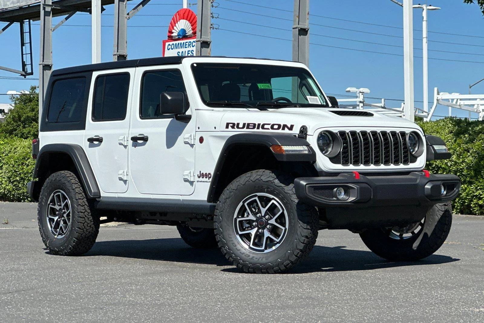 New 2026 Bright White Clearcoat Jeep Rubicon image 2