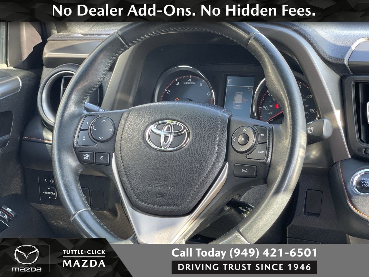 Used 2016 MAGNETIC GRAY MET Toyota SE image 15