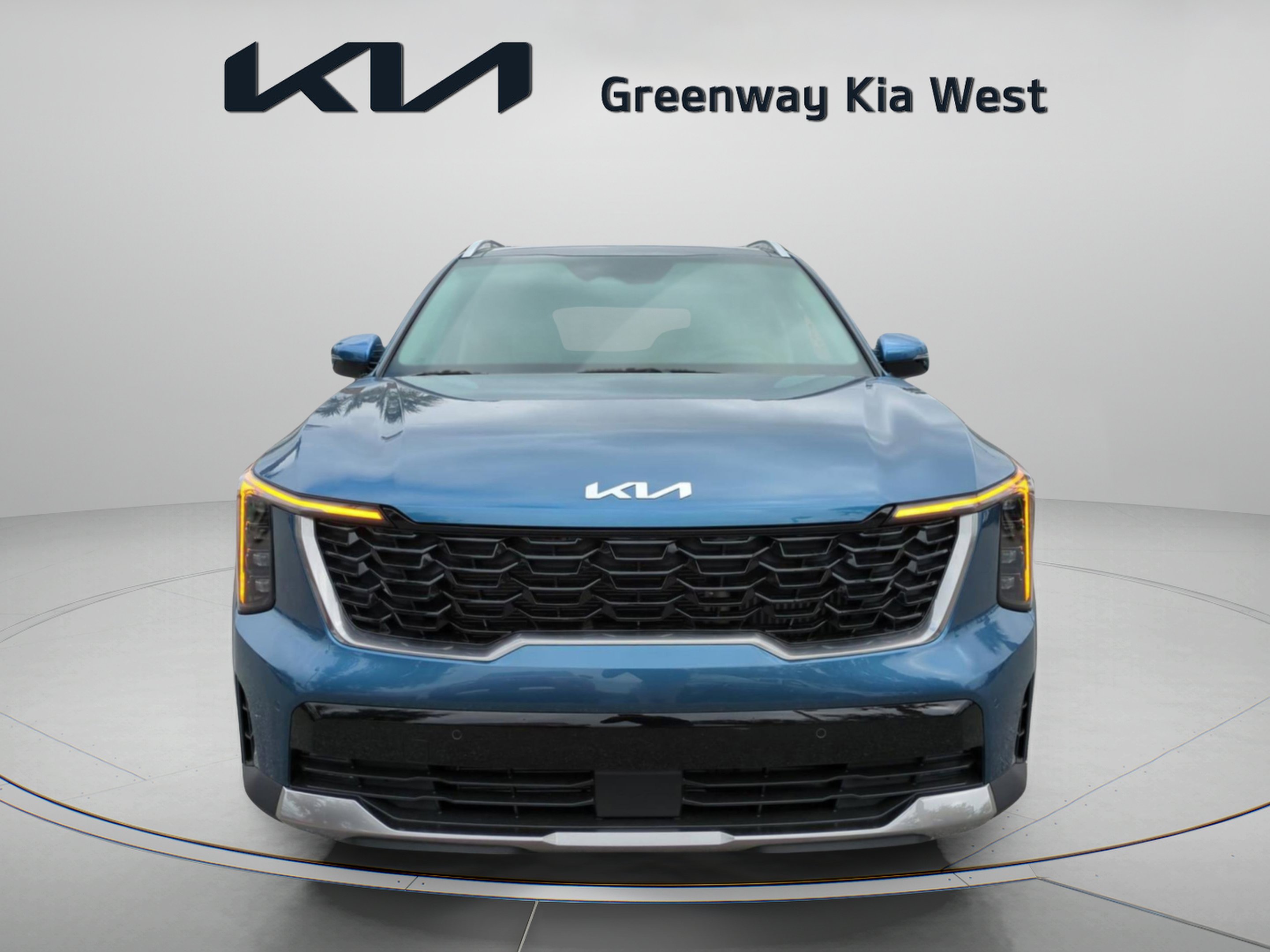 New 2026 Mineral Blue Kia EX image 3