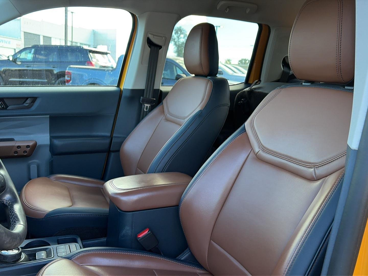 Used 2023 Cyber Orange Metallic Tri-Coat Ford LARIAT image 4