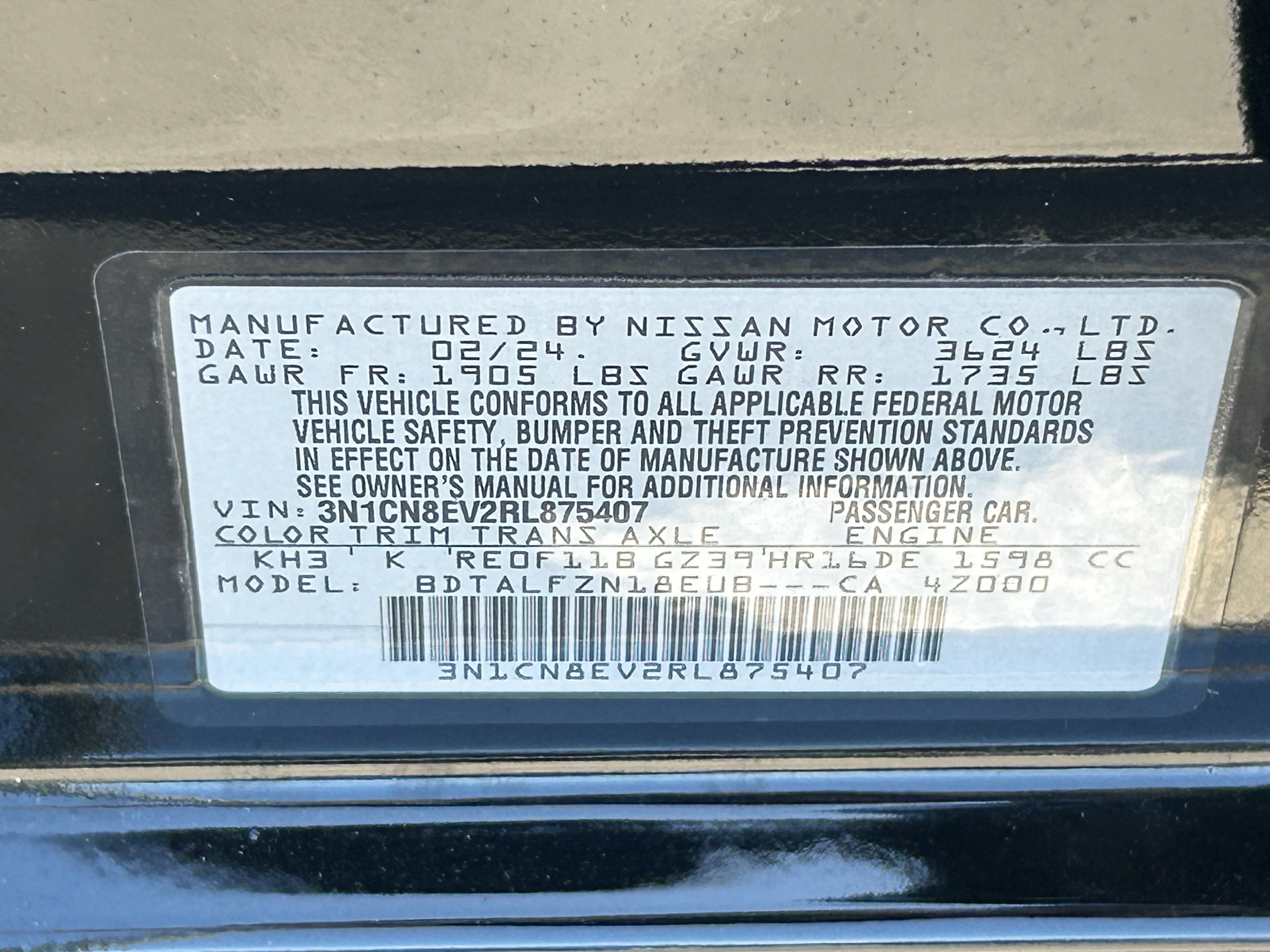 2024 Nissan Versa Sedan SV - Photo 33