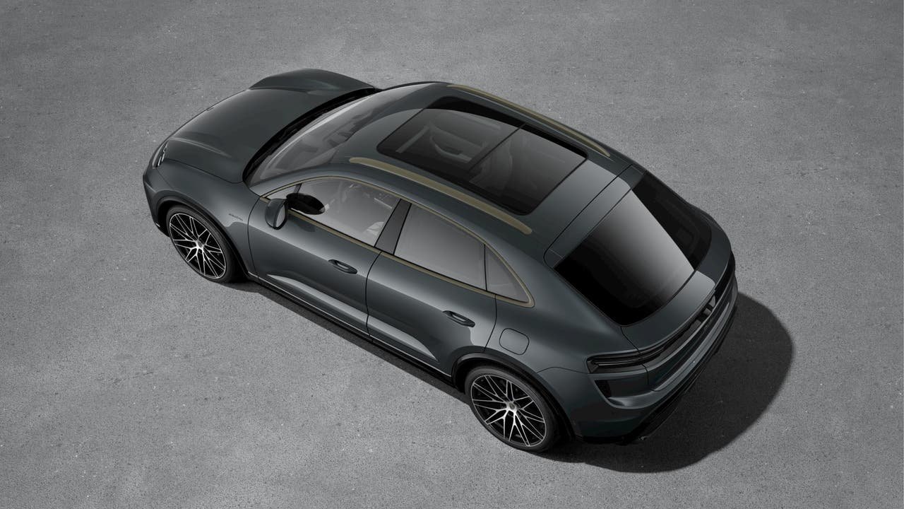 New 2026 Volcano Grey Metallic Porsche Turbo Electric image 4