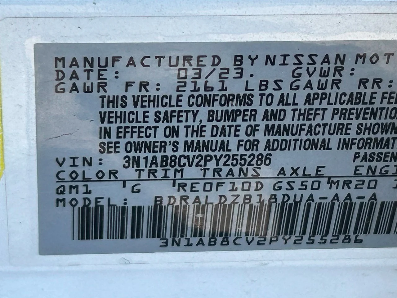 Used 2023 Fresh Powder Nissan SV image 9