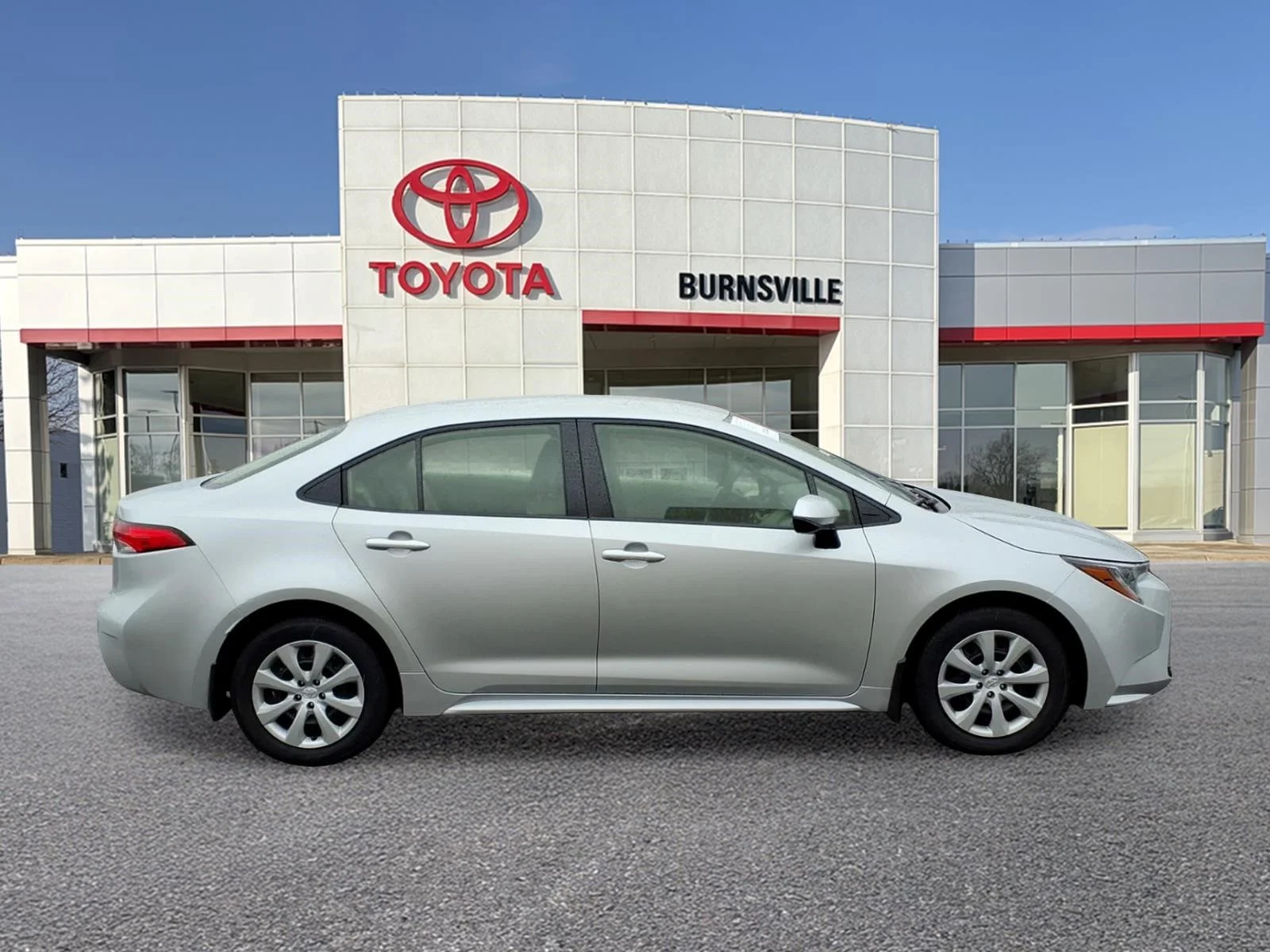 Certified 2024 Toyota Corolla LE with VIN JTDB4MEE3RJ015849 for sale in Burnsville, Minnesota