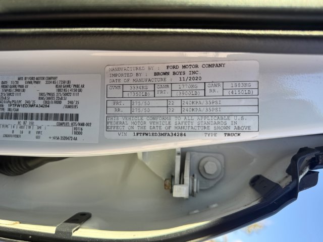 Used 2021 White Ford Limited image 25