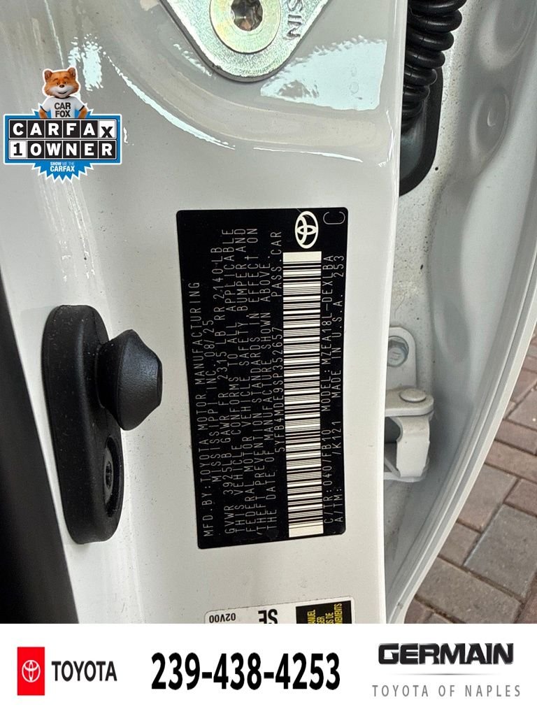 Certified Used 2025 White Toyota LE image 23