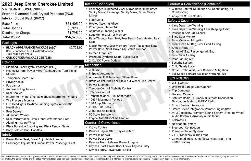 Used 2023 Black Jeep Limited image 35