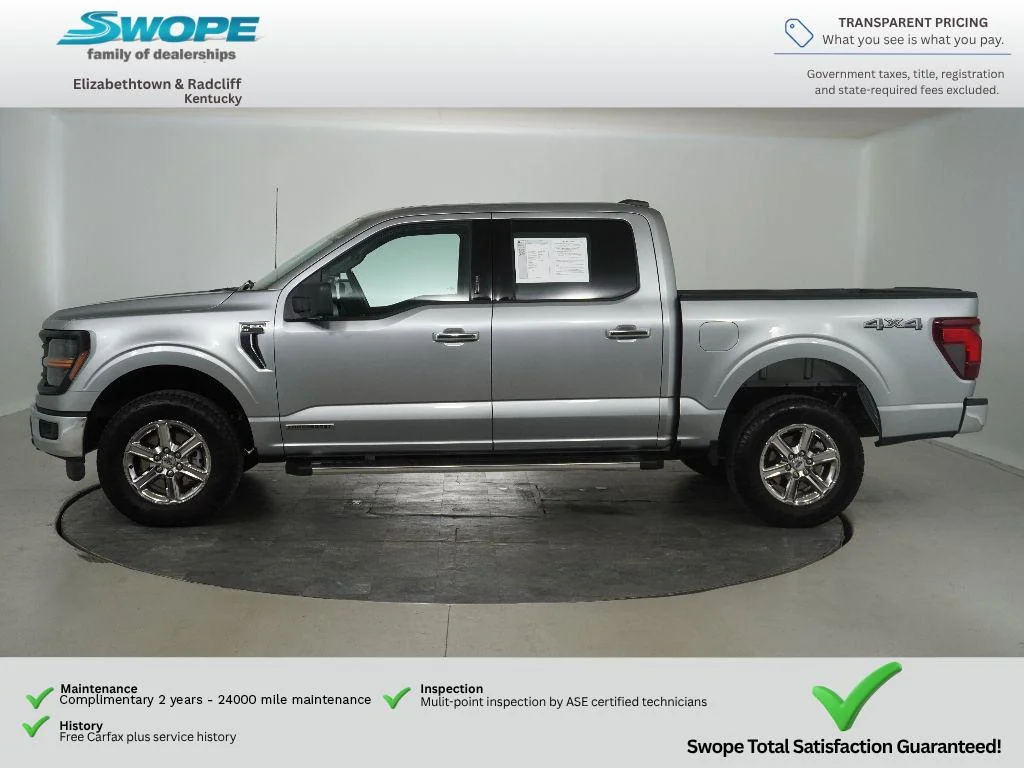 Used 2024 Iconic Silver Metallic Ford XLT image 7