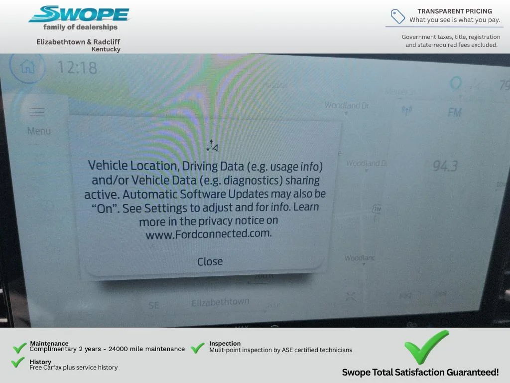 Used 2023 AGATE BLACK Ford XLT image 12