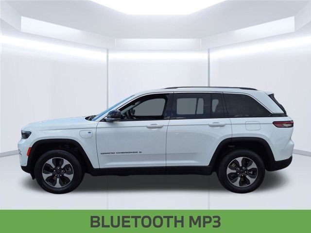 Used 2022 Bright White Clearcoat Jeep 4xe image 3