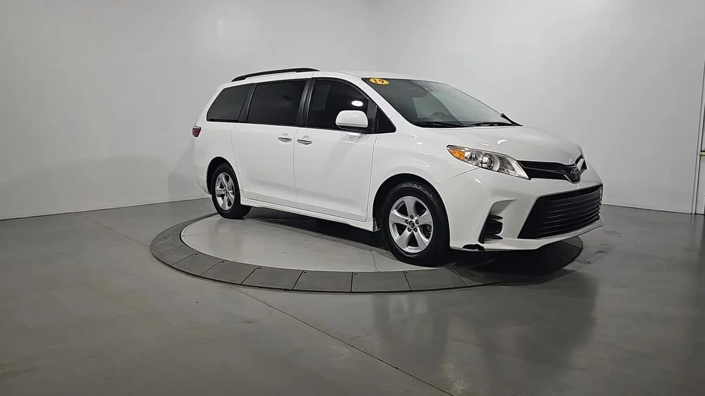 Used 2019 White Toyota LE image 8