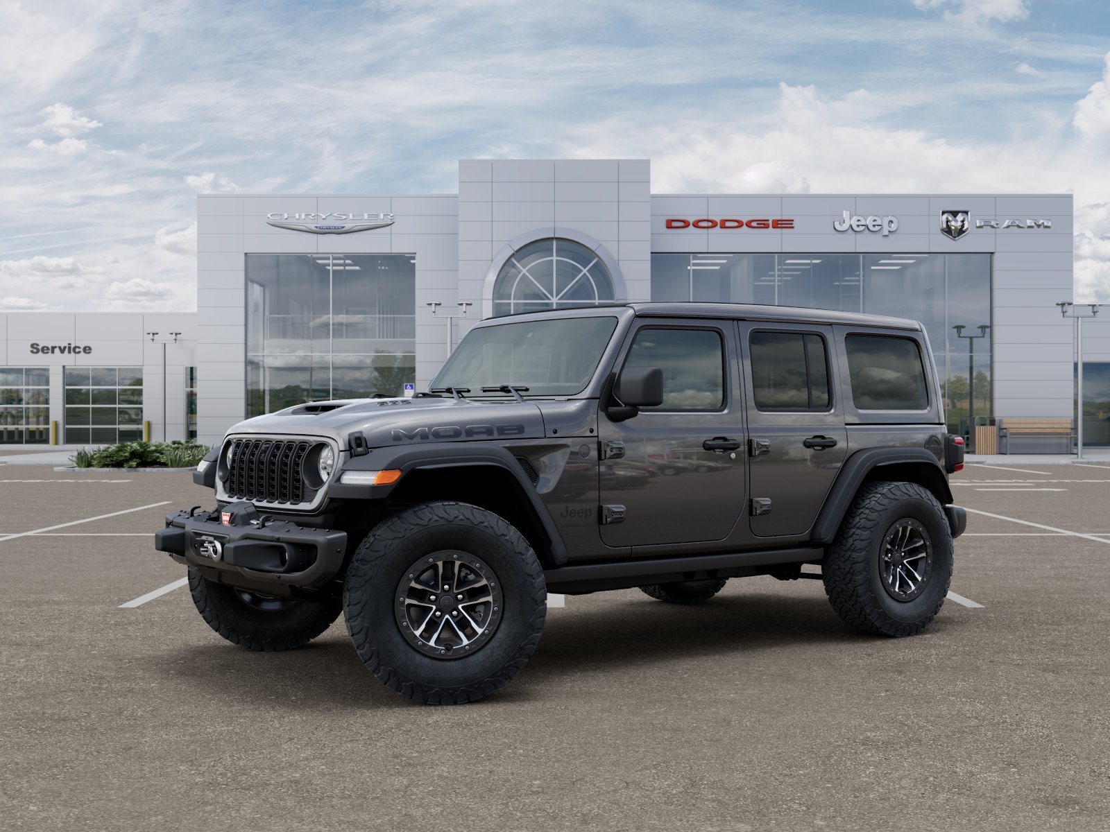 New 2026 Granite Crystal Metallic Clear-Coat Exterior Paint Jeep Moab 392 image 28