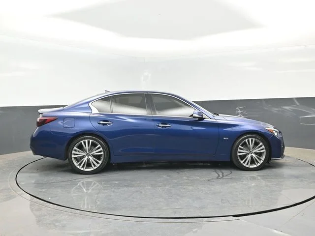 Certified Used 2019 Blue INFINITI 3.0t LUXE image 3