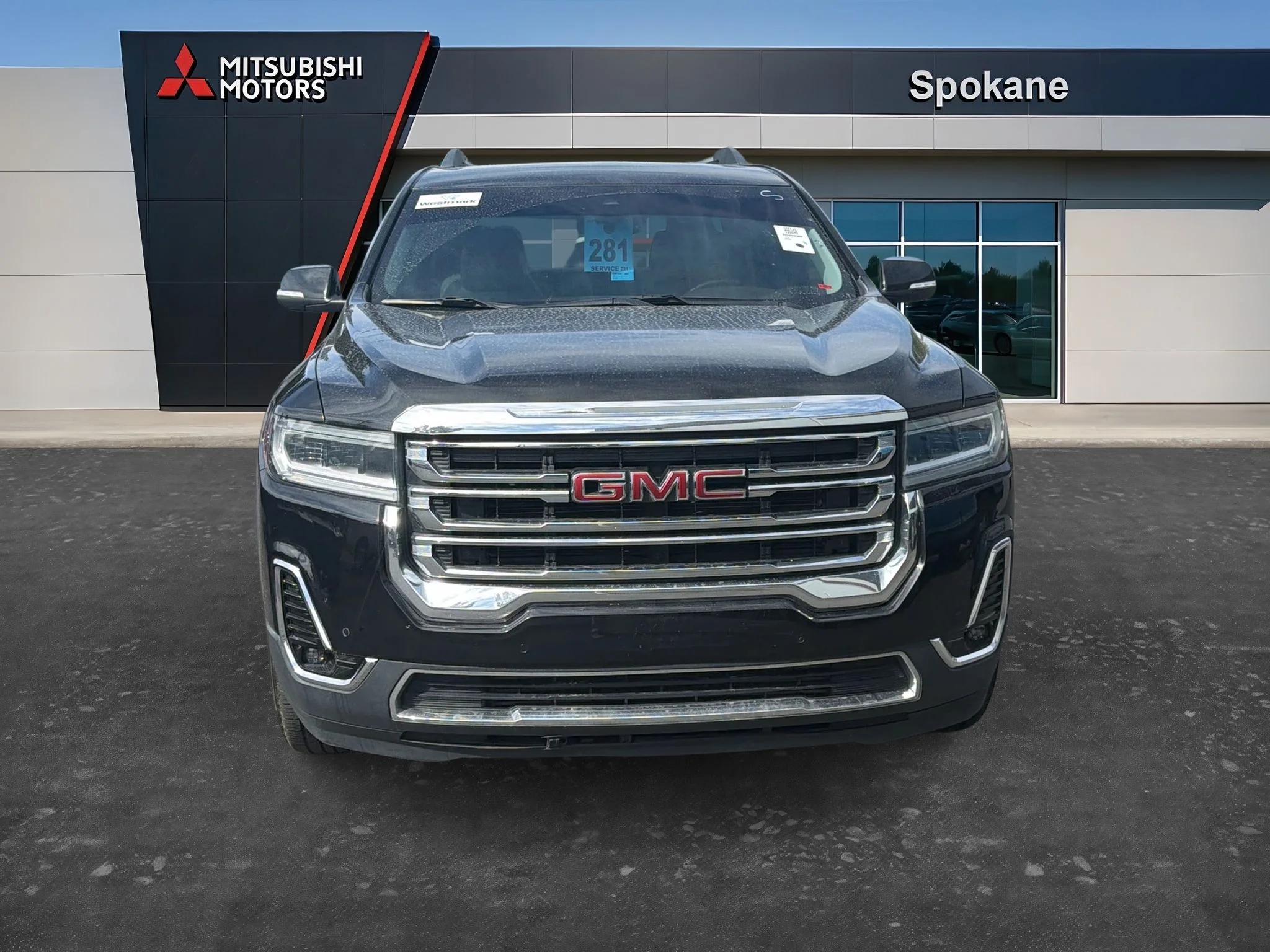 Used 2023 Ebony Twilight Metallic GMC SLT image 2