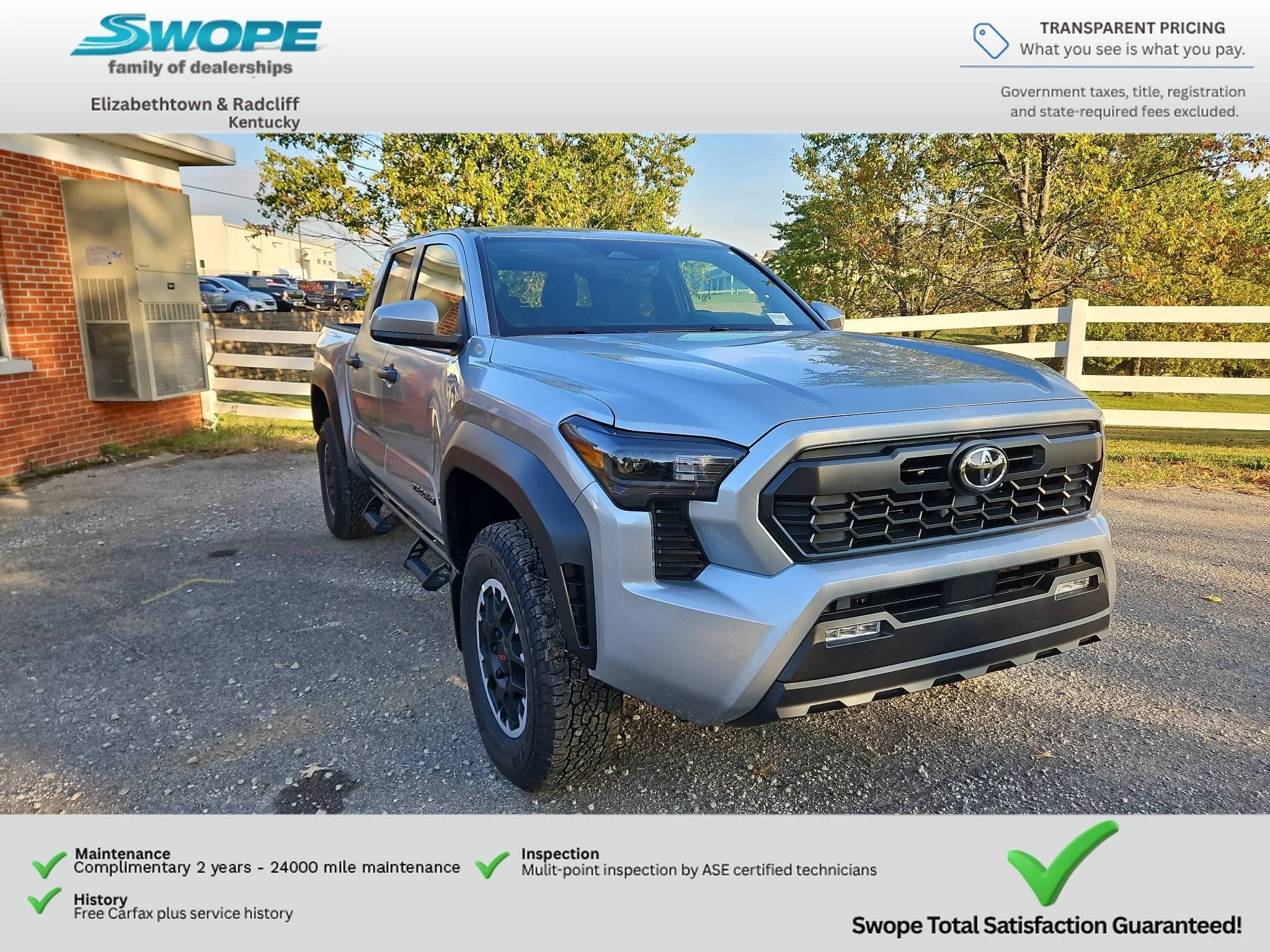 New 2026 Celestial Silver Metallic Toyota TRD Off Road image 1