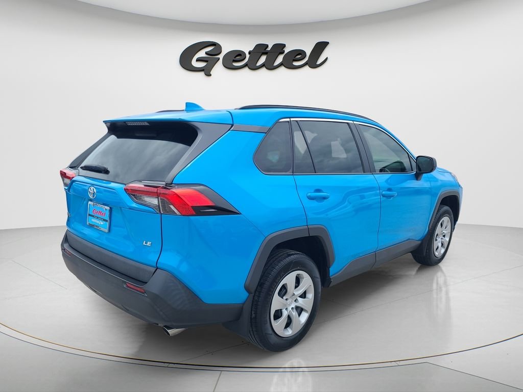 Certified Used 2021 Blue Toyota LE image 5