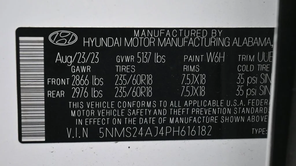 Certified Used 2023 White Hyundai SEL image 23