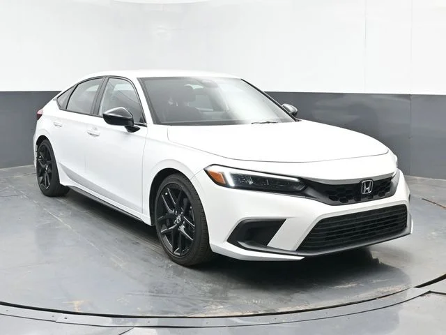 Used 2024 Platinum White Pearl Honda Sport image 2