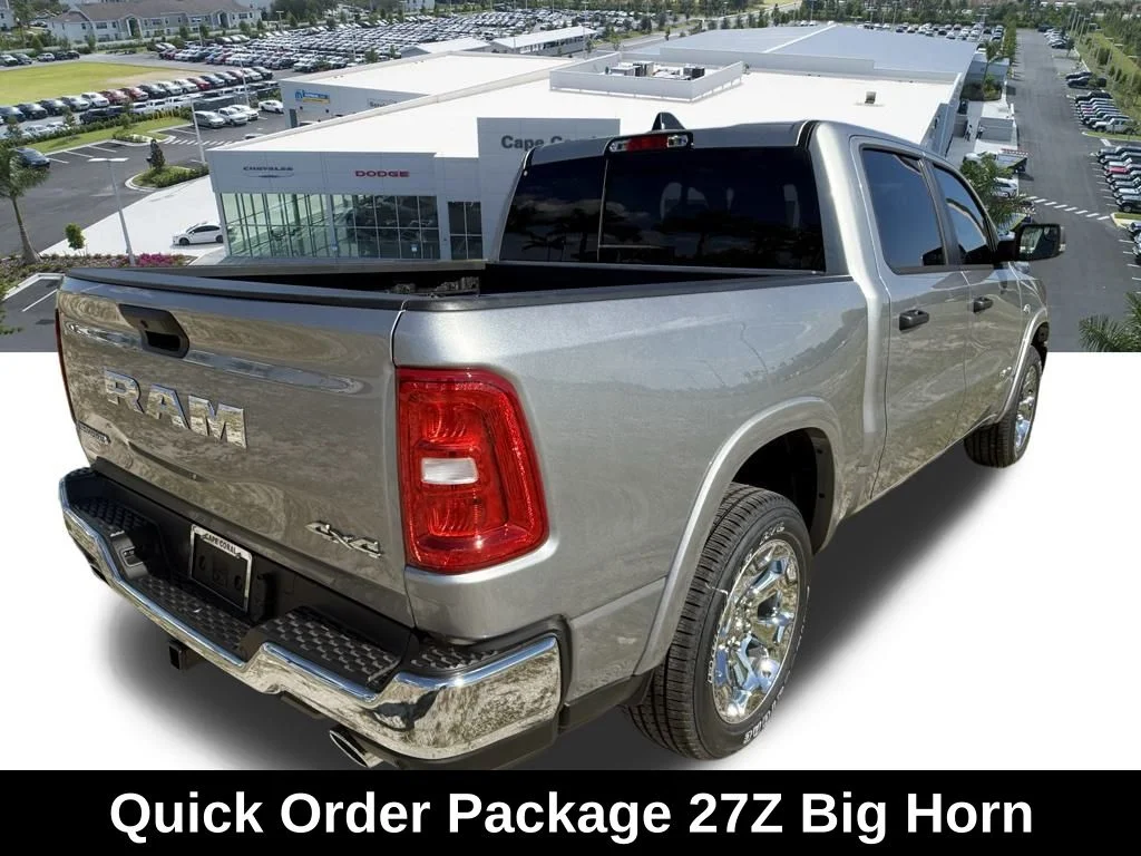 New 2026 Billet Silver Metallic Clear-Coat Exterior Paint RAM Big Horn/Lone Star image 4