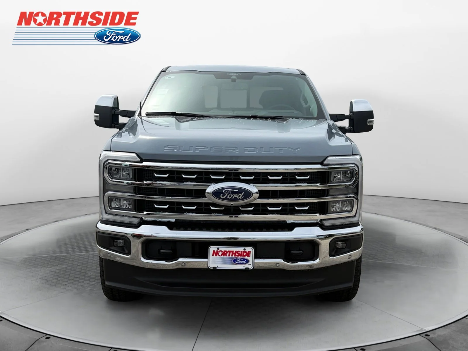 New 2026 Glacier Gray Metallic Tri-Coat Ford LARIAT image 2