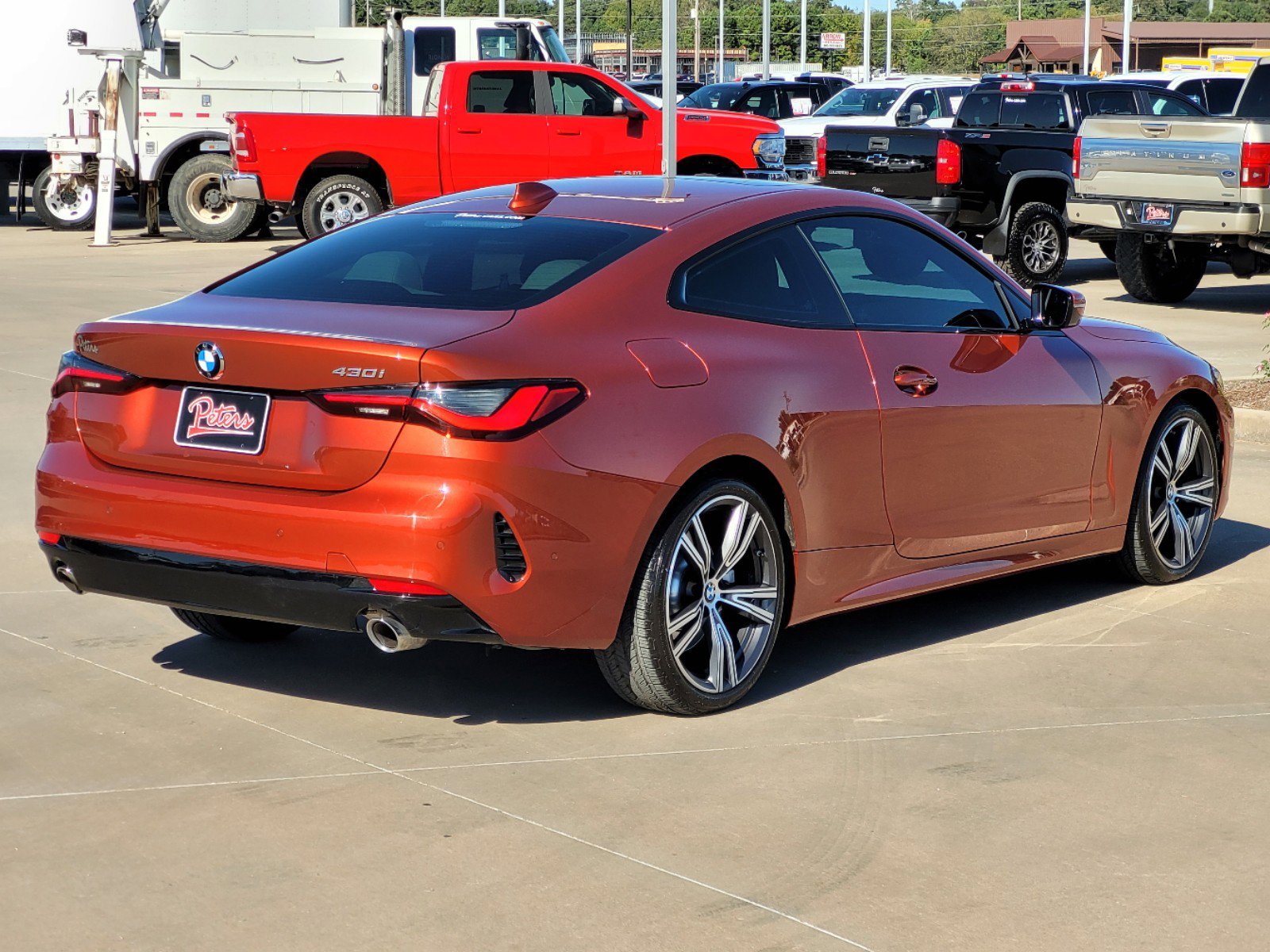 Used 2023 Sunset Orange Metallic BMW 430i image 4