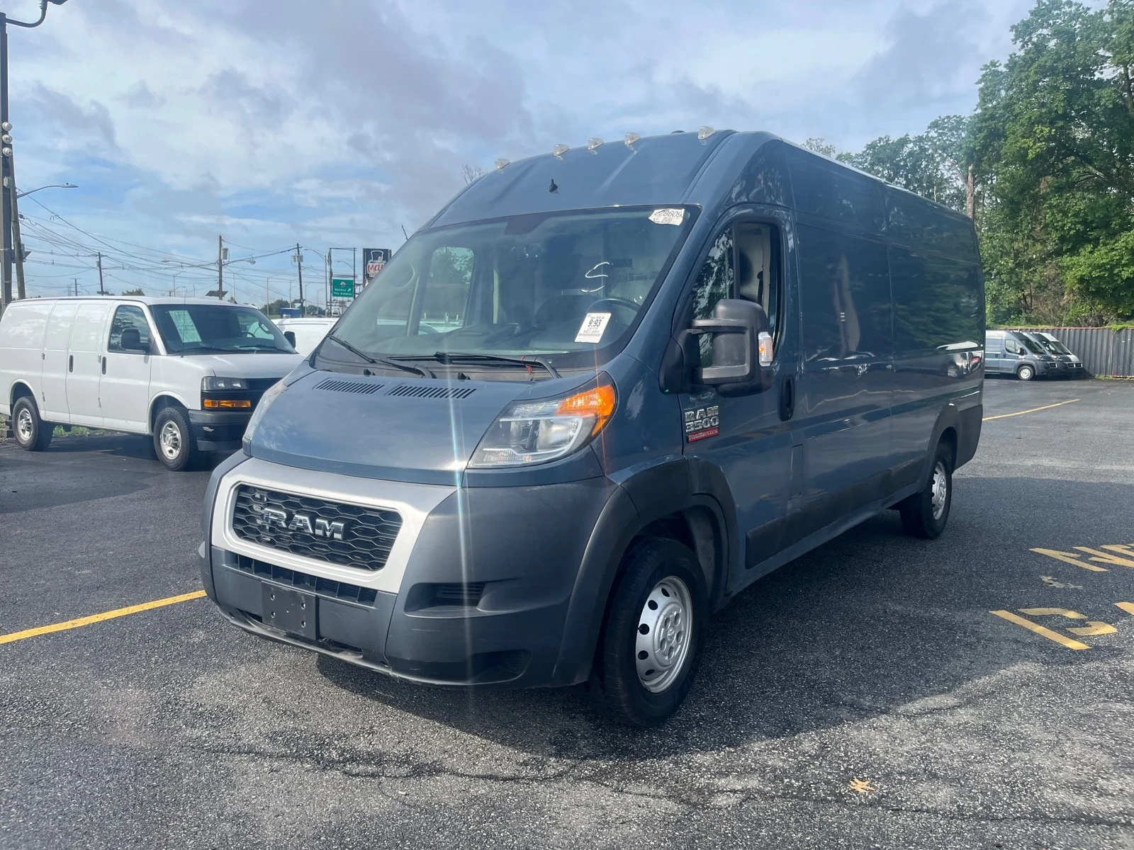 Used 2019 Patriot Blue Pearlcoat Ram High Roof EXT image 3