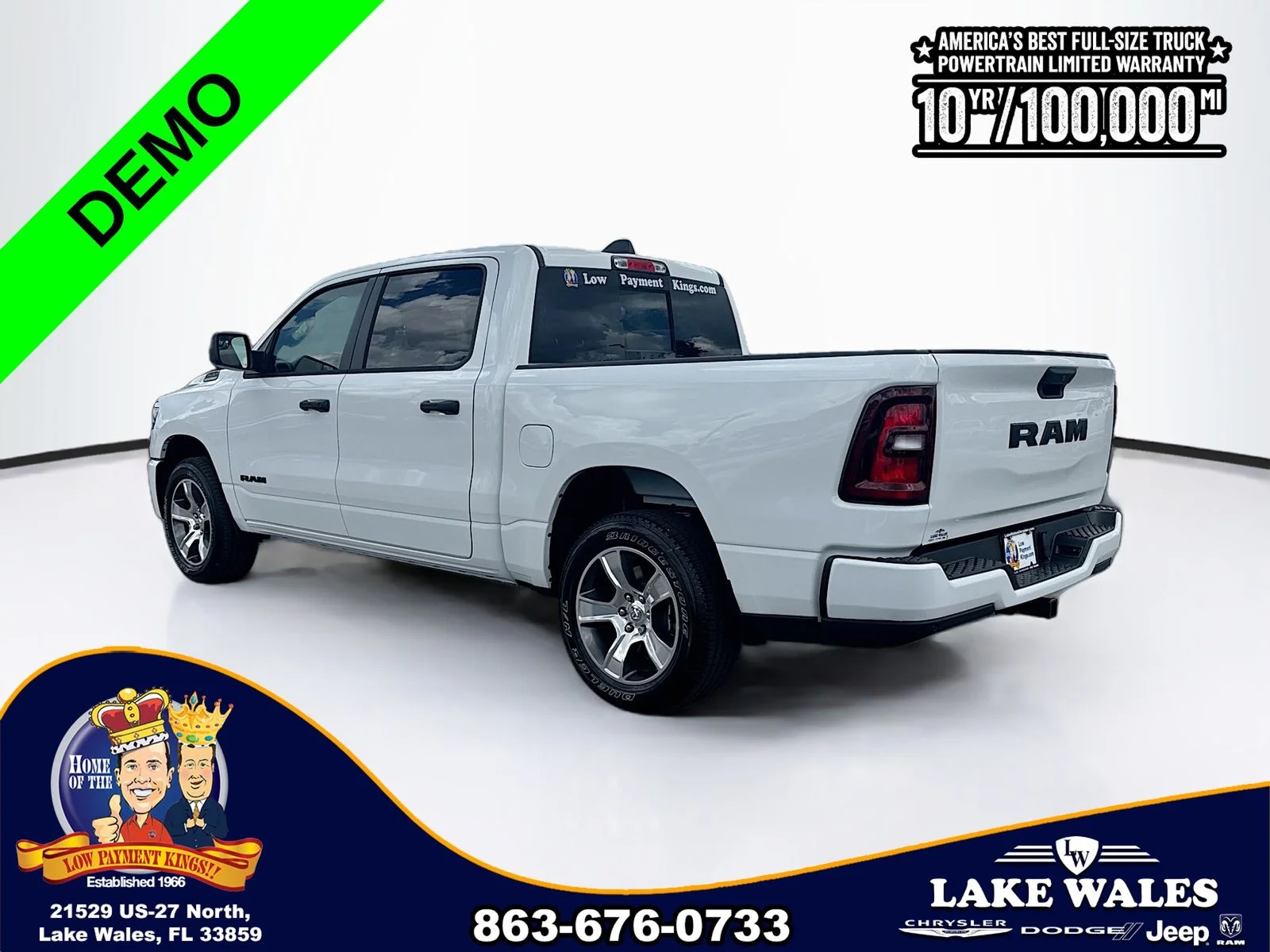 New 2026 Bright White Clear-Coat Exterior Paint RAM  image 4