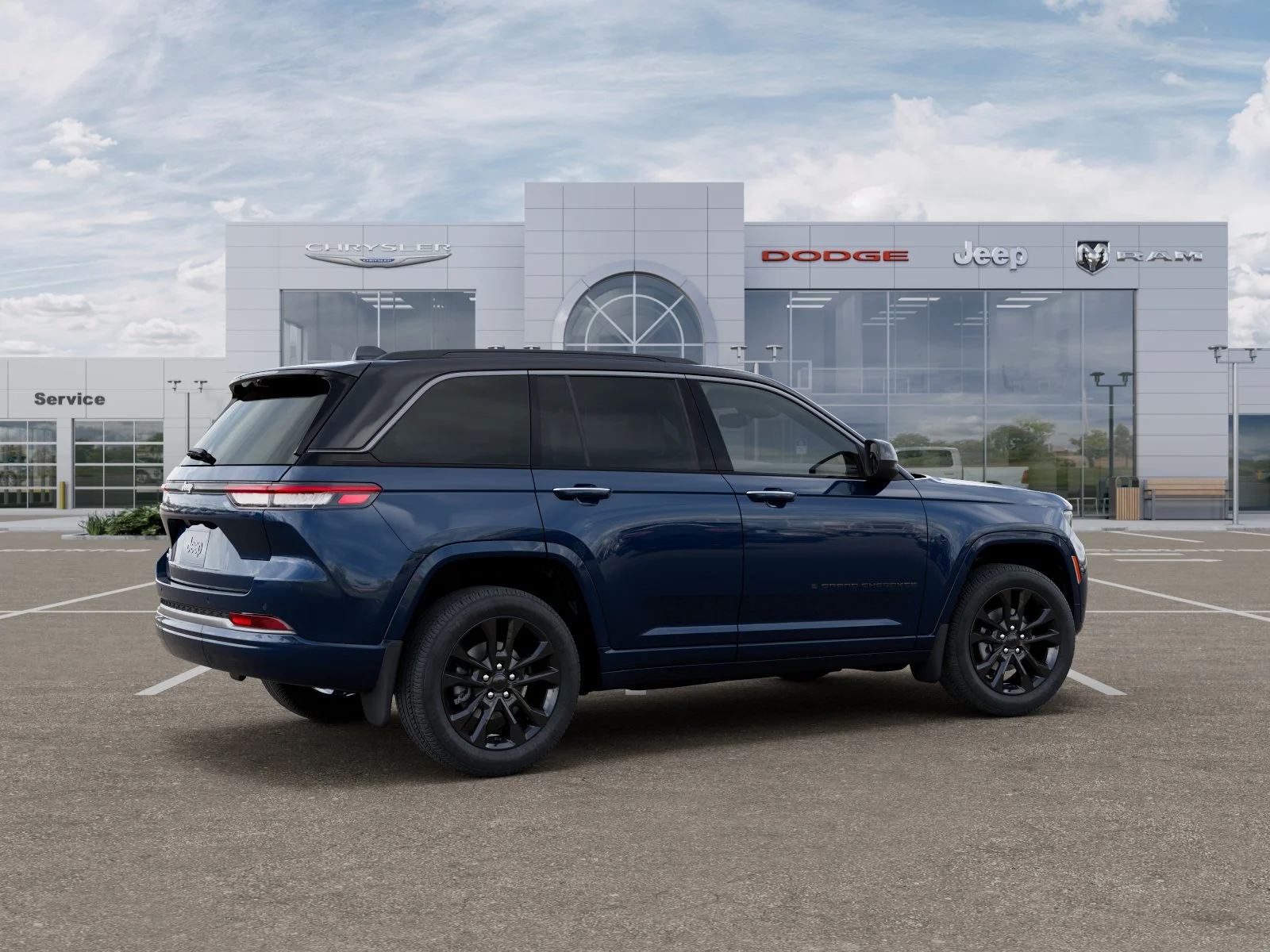 New 2026 Fathom Blue Pearl-Coat Exterior Paint Jeep Limited Reserve image 24