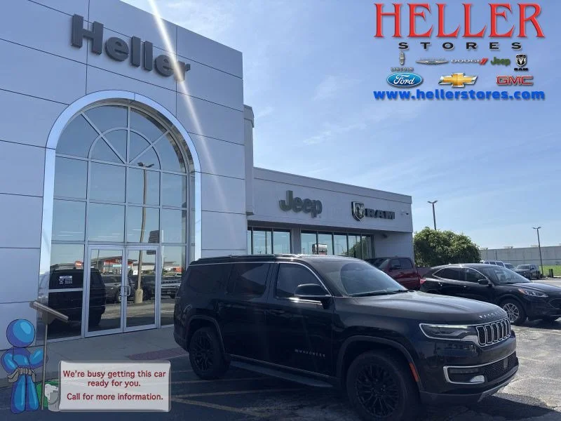 Used 2022 Diamond Black Crystal Pearlcoat Jeep Series II image 1