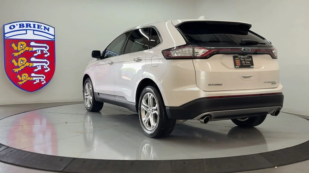 Used 2018 White Platinum Clearcoat Metallic Ford Titanium image 6