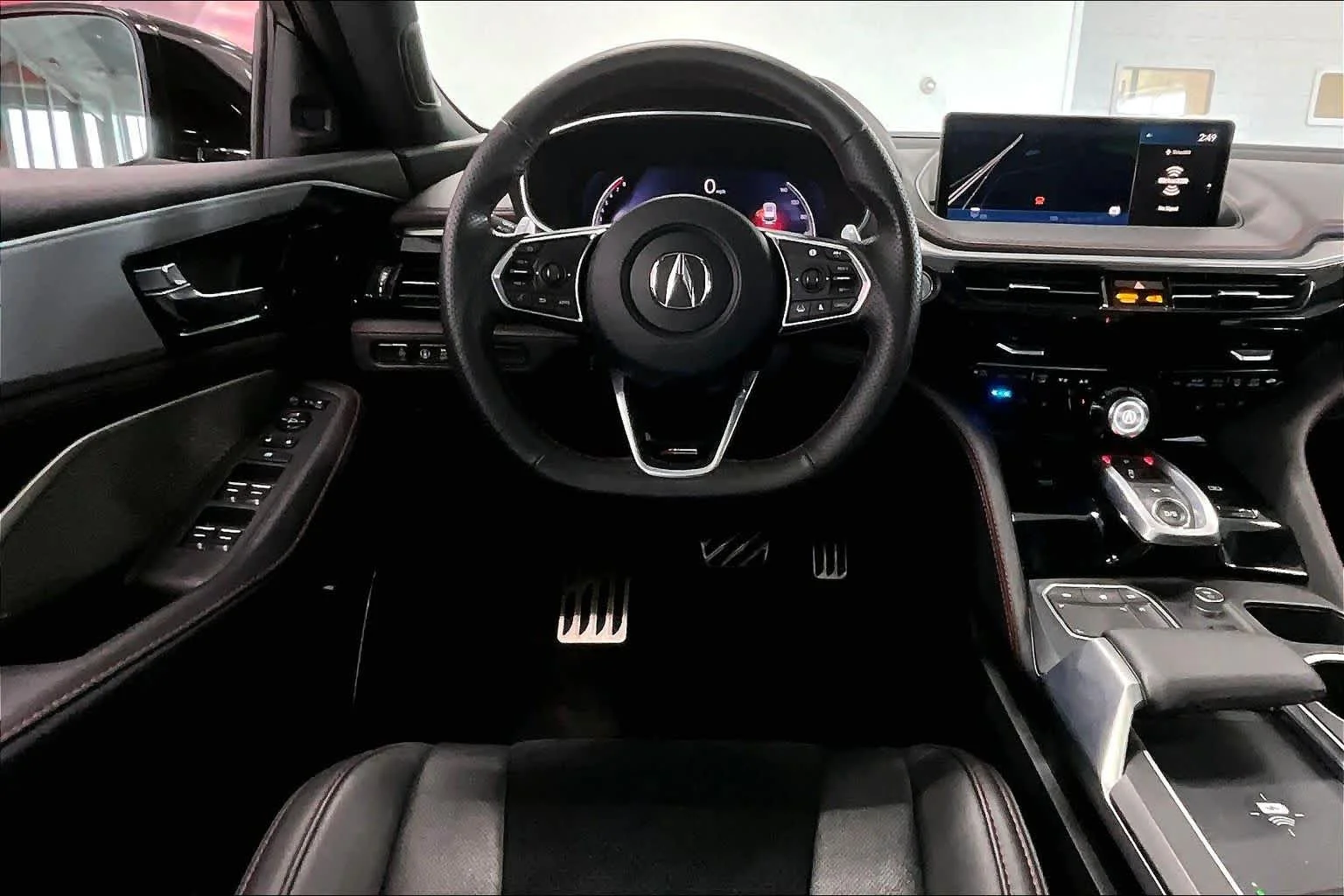 Used 2023 Platinum White Pearl Acura SH-AWD with A-Spec Package image 13