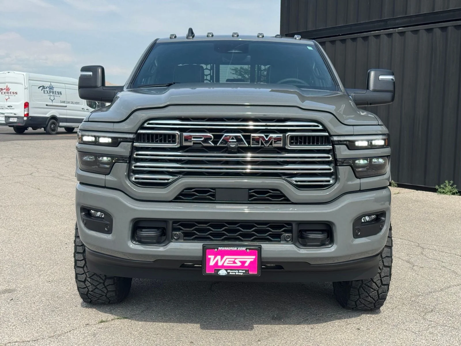 New 2026 Ceramic Gray Clearcoat RAM Laramie image 2